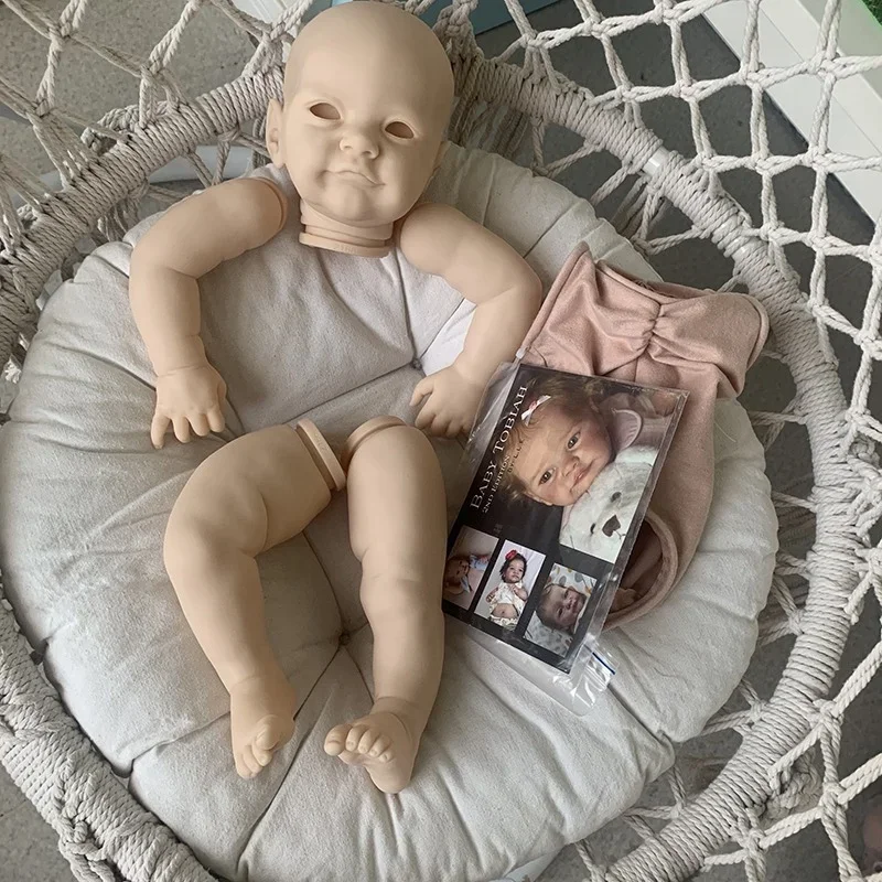 23inch Reborn Kit Tobiah with COA Lifesize Toddler Baby Doll Kit Unfinished Unpainted Doll Parts Diy Doll Kit