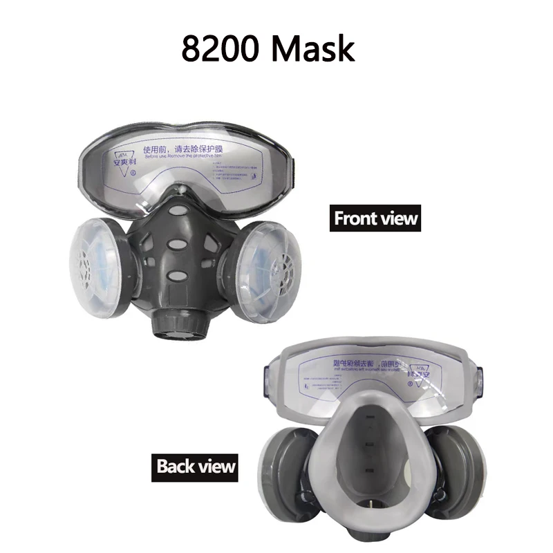 3N11 Dust Filter Cotton And 308 Dust Mask 8200 Dust Mask Used For House Decoration Polishing Spray Painting Mining Working