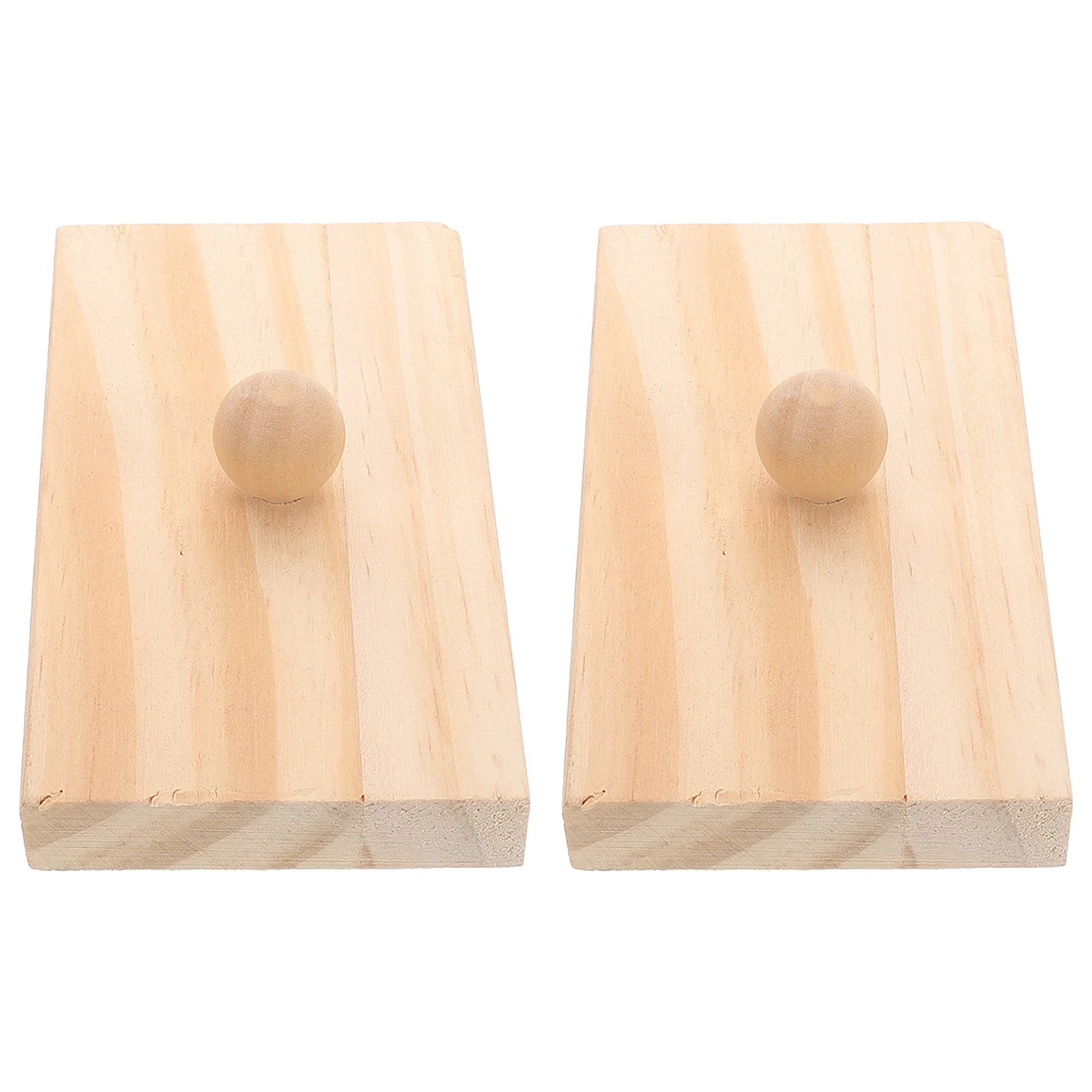 

Early Education Percussion Instruments Double-sided Wood Sand Block Kids Musical Toy Baby Rhythm Castanets Handeye Coordination