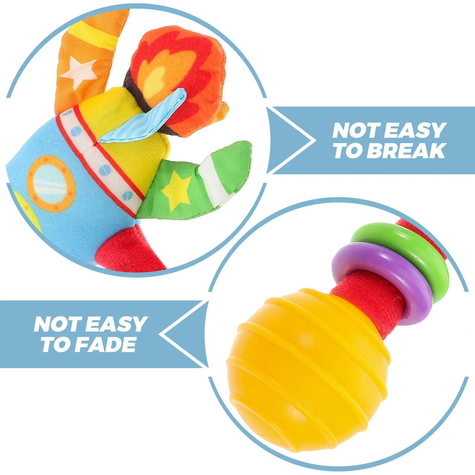 Grzechotka uspokajająca dla noworodków, zabawka do trzymania w ręce, dzwonek edukacyjny dla niemowląt, miękka sensoryczna pluszowa zabawka, gryzak, prezent na baby shower