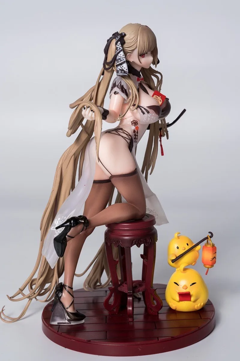 

In Stock Azur Blue Route Formidable Cheongsam Figure Model Collection Hobby Toy Gift Anime