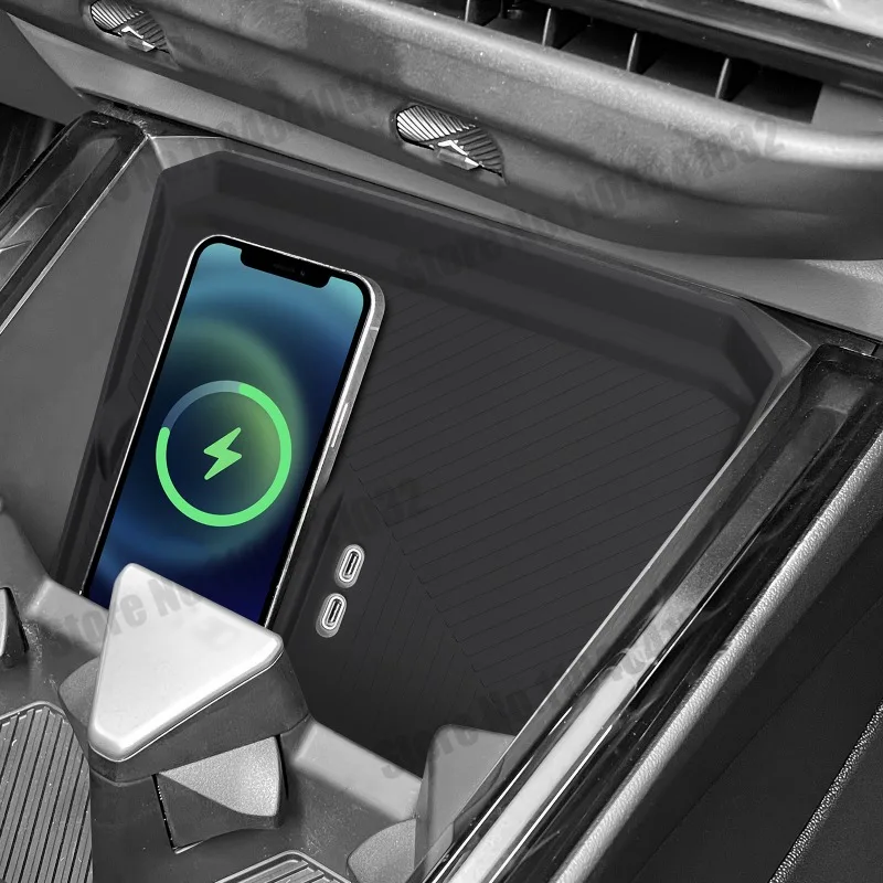 

Center Control Anti-slip Mat For BMW X3 G45 G48 2025 Interior Accessories Wireless Charging Pad