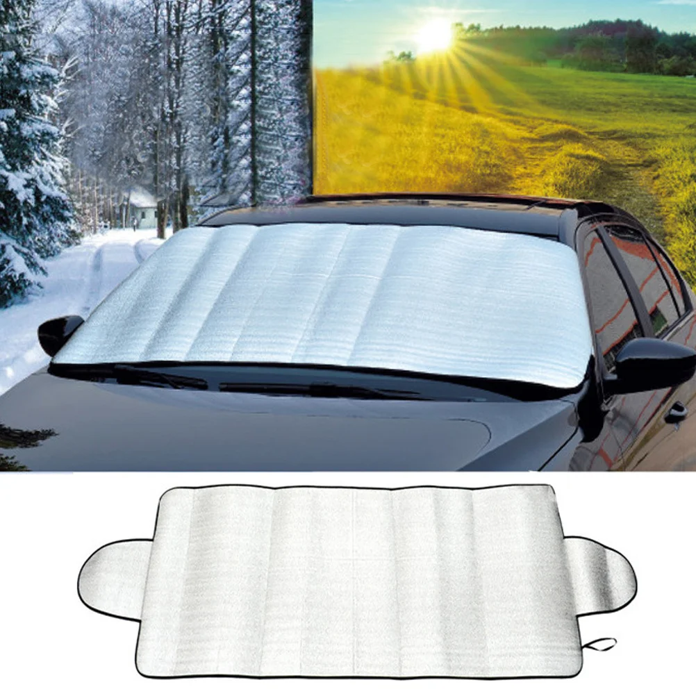 

Car Thick Waterproof Uv Frost Snow Dust Protection Sunshade Shield For Auto Glass Winter Summer Autumn Spring Use Car Cover