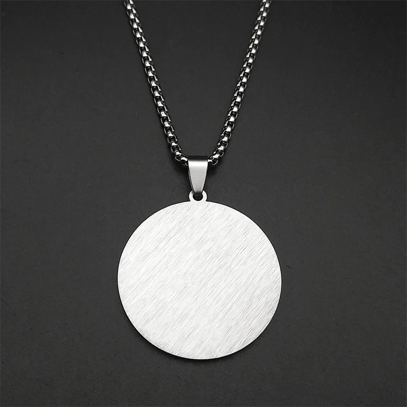 Solomon Seal Hexagram Star David Pendant Necklace for Women Men Stainless Steel Gold Color Arabic Protection Amulet Jewelry
