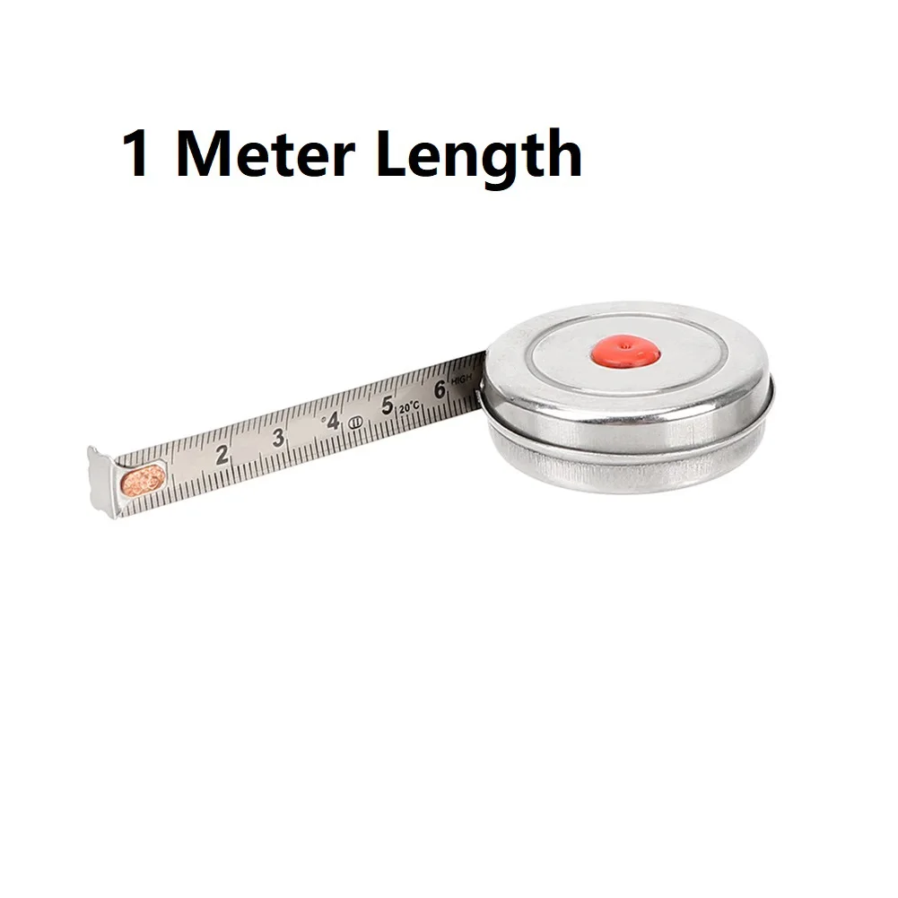 Easy To Read Portable Woodworking Handcraft Household Tape Ruler Tape Measure 1meter 2meter 3meter Silver Stainless Steel