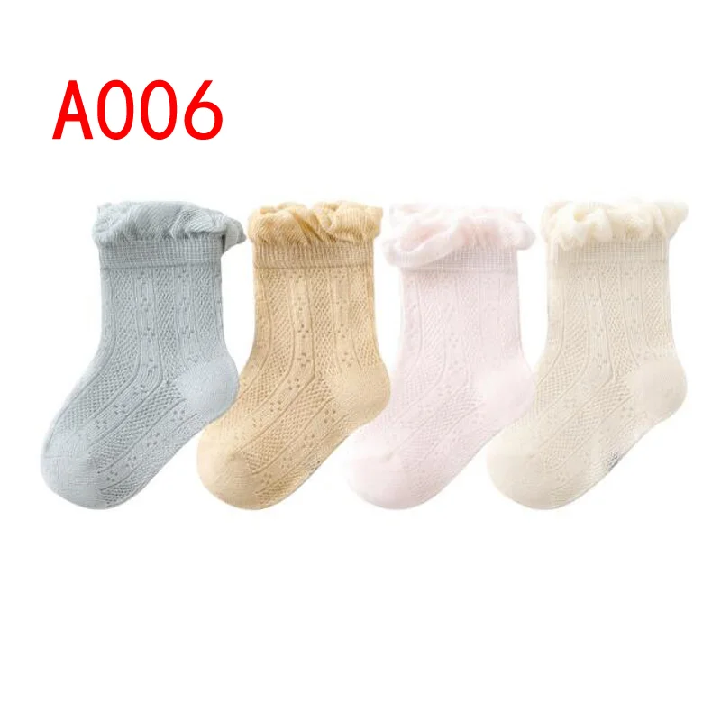 4Pair New Summer Mesh Baby Socks