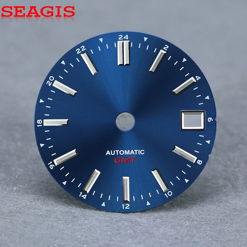 High quality 28.5mm dial  Sunburst DialGS MOD for NH34  movement  NO lume
