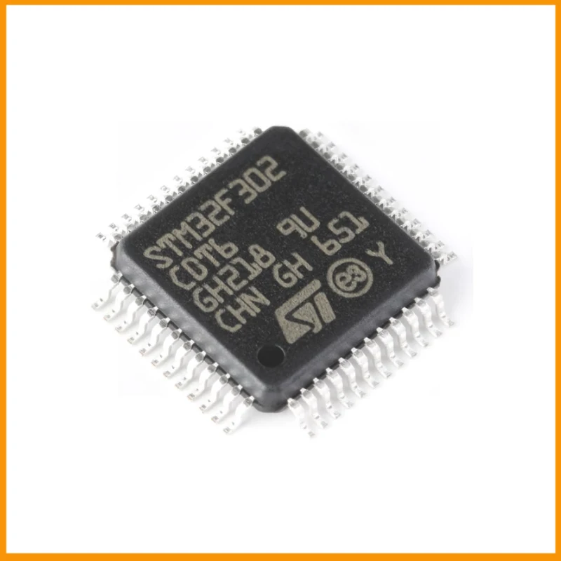 5Pcs/Lot  New Original STM32F302CBT6 STM32F302  Microcontroller IC 32-Bit Single-Core 72MHz 128KB (128K x 8) FLASH 48-LQFP (7x7)