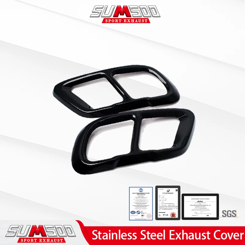 

Cars Accessories Fit For 2019-2023 BMW X5 X6 X7 Muffler Tips Cover 1 Pair Auto Modified Parts Exhaust Tips Covers End Pipes