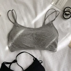 2024 Bralette for Women New One-Piece Backless Bra Women Crop Top Tube Top Seamless Push Up No Wire Cross Back Tube Crop Top