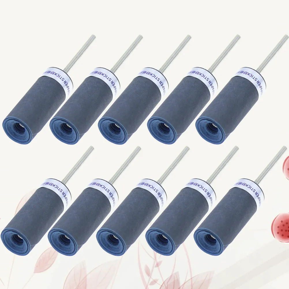 

Набор из 10 штук шлифовальных стержней с наждачной бумагой 0,35 мм, зернистость 800, для полировки ювелирных изделий, металла, камня, стекла, форм