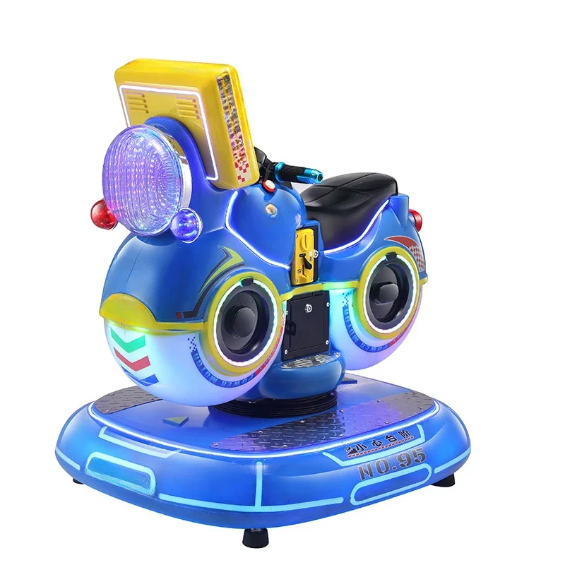

Coin Operated Swing Car Video Game Machine Redemption Games Machine Children Car Game Card System