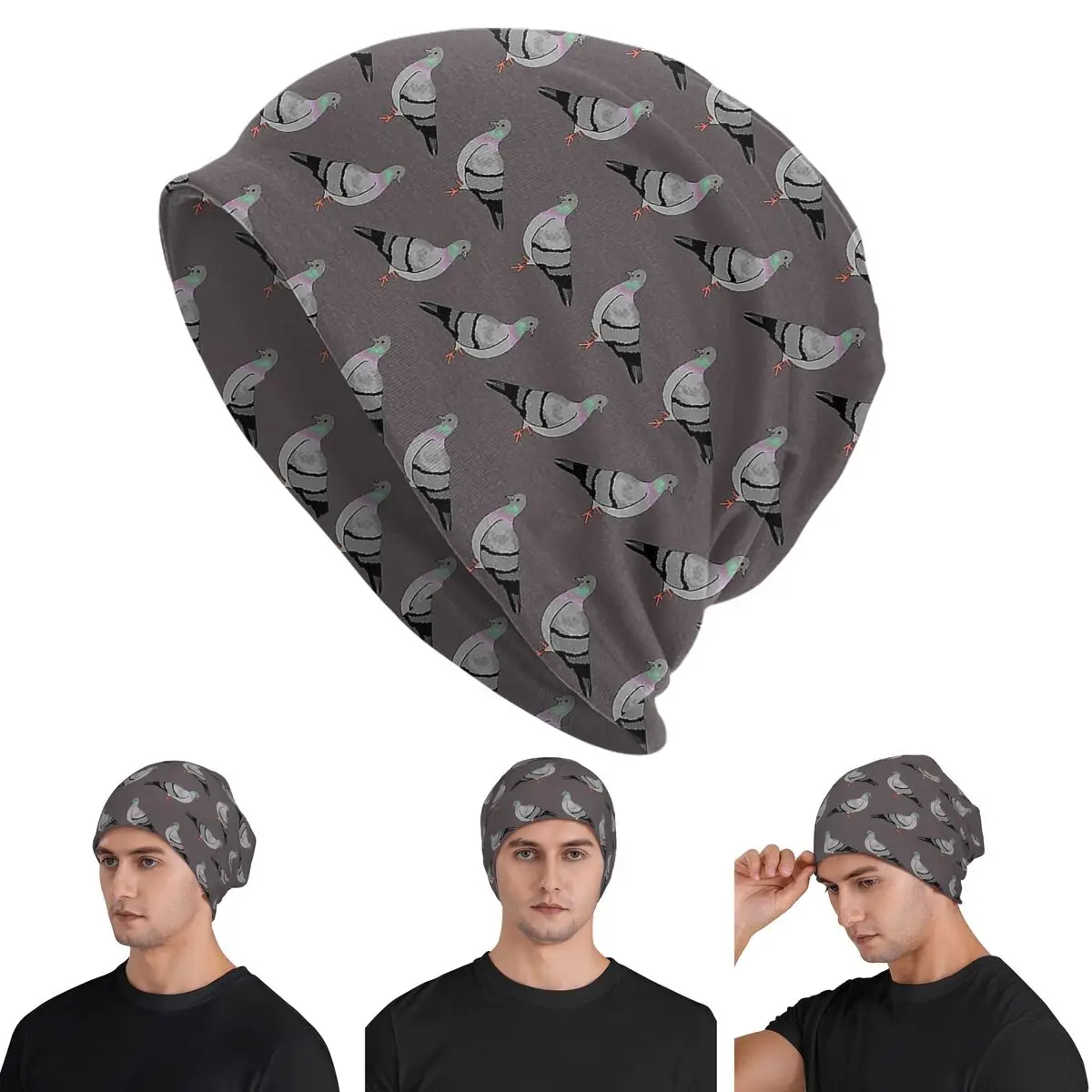 pigeon-walk-skullies-gorros-chapeus-quentes-outono-inverno-ao-ar-livre-bone-de-malha-para-homens-mulheres-adultos