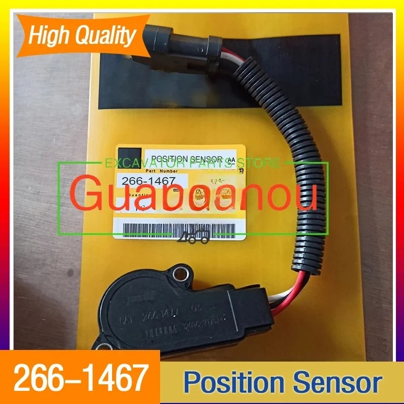 For High Quality Construction Machinery Excavator Throttle Position Sensor 266-1477 266-1467 2661467 2661477 Parts New