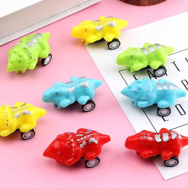 

Cartoon Dinosaur Toy Car for Children, Mini Pull-back Car, Small Gift, Children's Educational Toy, 10 Pcs