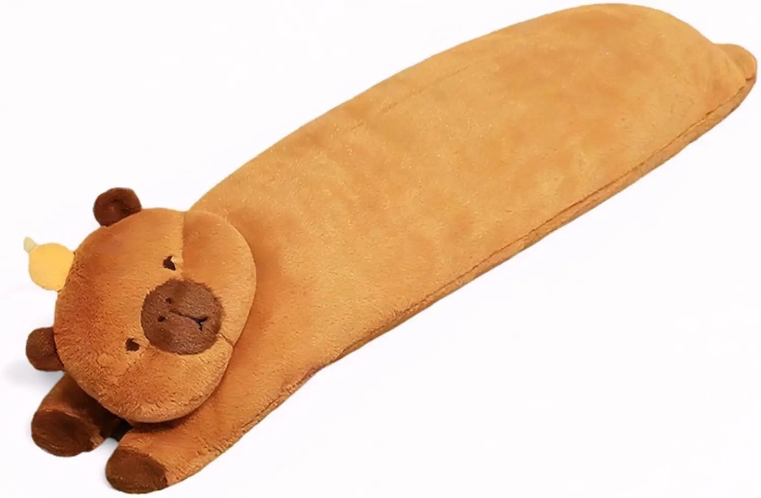 

90cm/120cm Cartoon Strip Giant Capybara Plush Doll Pillow Capybara Plush Toy Soft Cushion Nap Sleeping Animals Toys for Home Bed