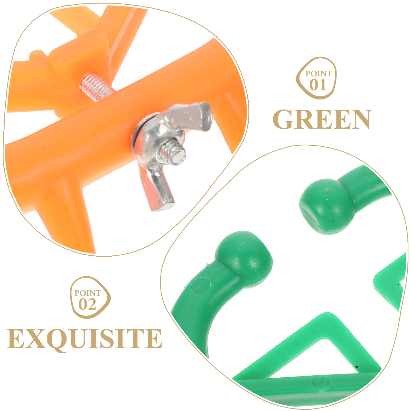 

5Pcs Calf Weaner Plastic Weaning Thorn Effective Anti-Licking Tool for Cattle Nose Clip Milking Stop Long-Lasting Easy Clean