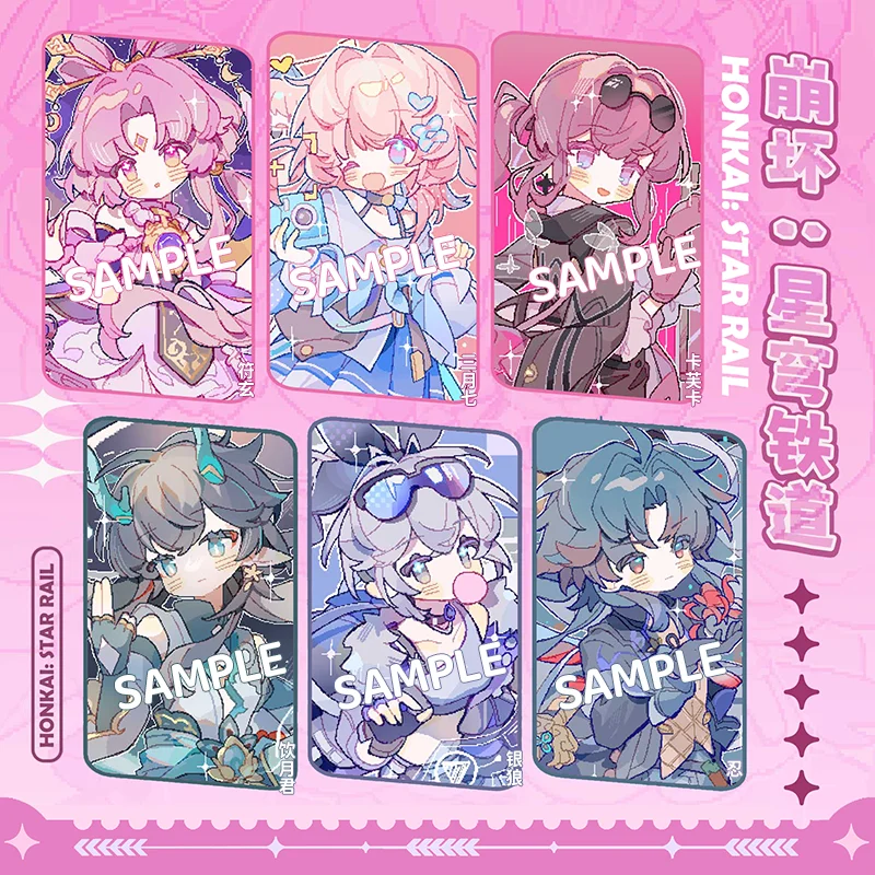 2024 Anime Honkai: Star Rail March 7th Kafka Imbibitor Lunae Badge Pendant Instant Camera Laser Ticket Stand Card Cosplay Gift