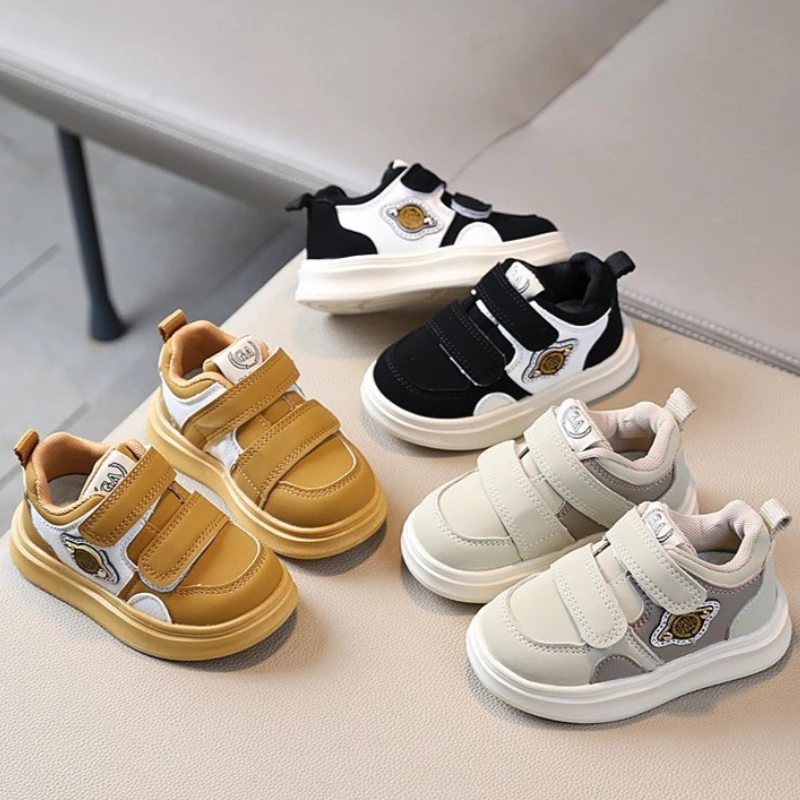 

Child sports shoe 2025autumn new casual child sports running shoe simple flat comfortable men's and women's versatile board shoe