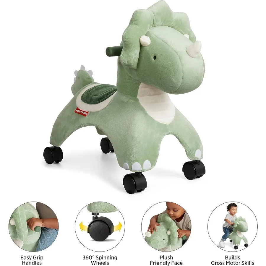 แดช ไดโนเสาร์น้อยขยับได้ สำหรับเด็กอายุ 1-3 ปี สีเขียว