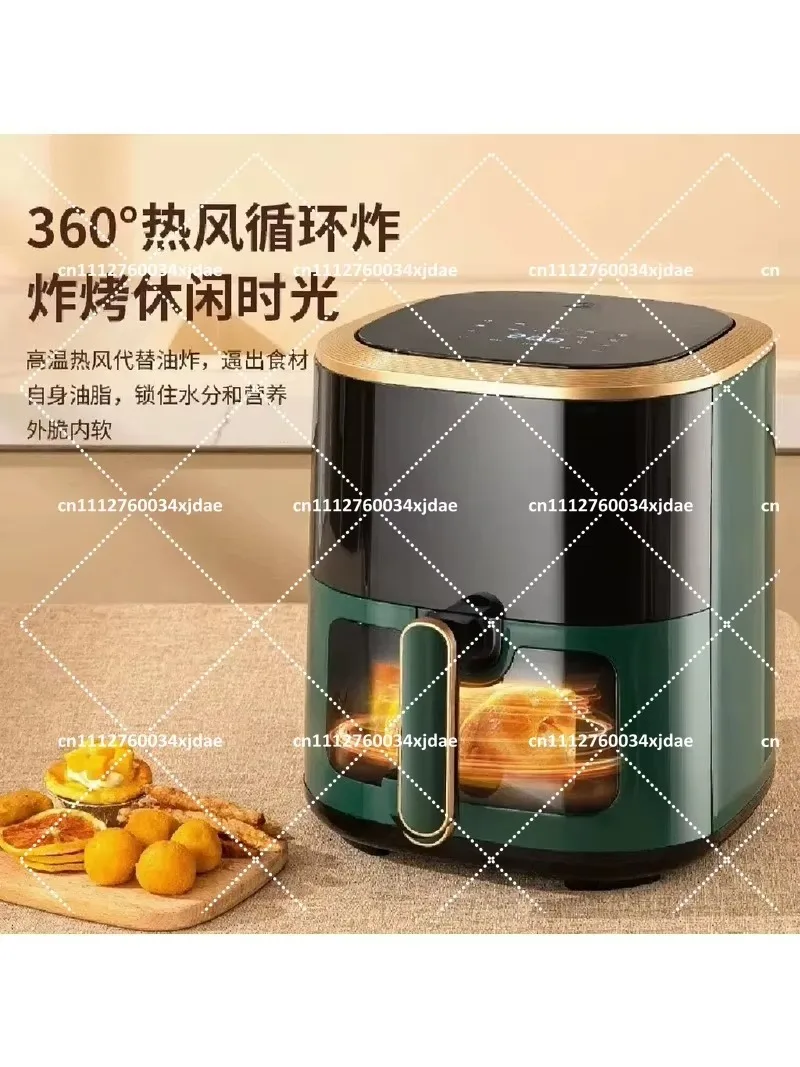 12L Visual Air Fryer Multi-Function Electric Oven Smokeless Large Capacity French Fries Maker for Home Kitchen