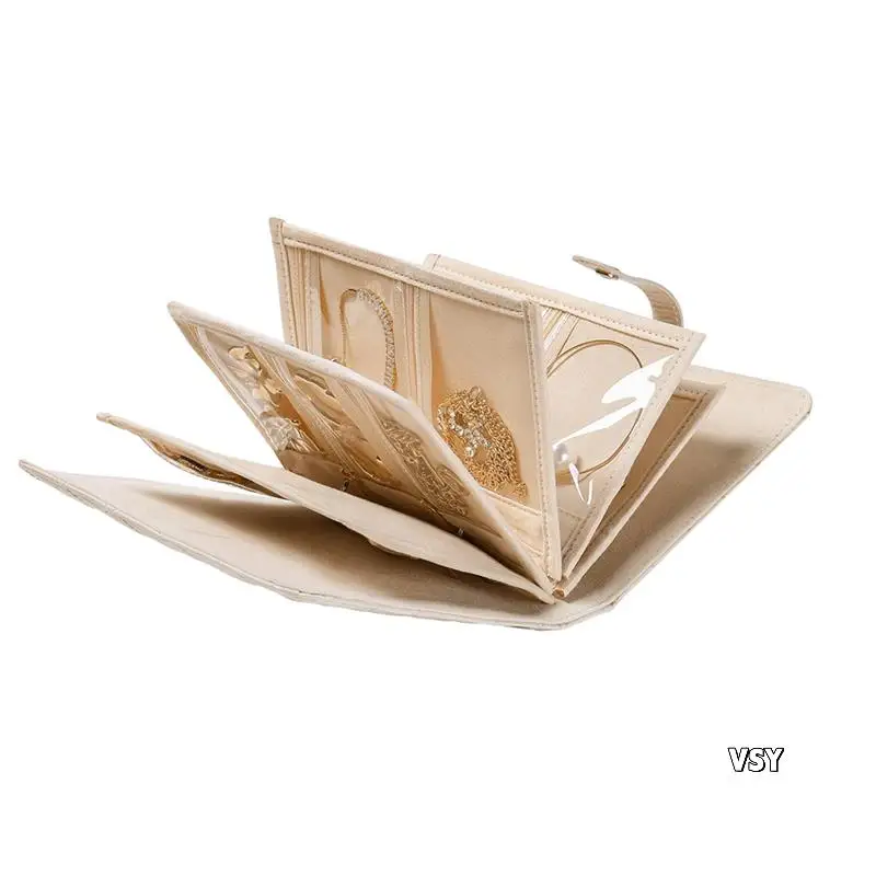 

Portable Jewelry Organizer Box With Zipper Binder Travel Jewelry Organizer Box For Women, Jewelry Case