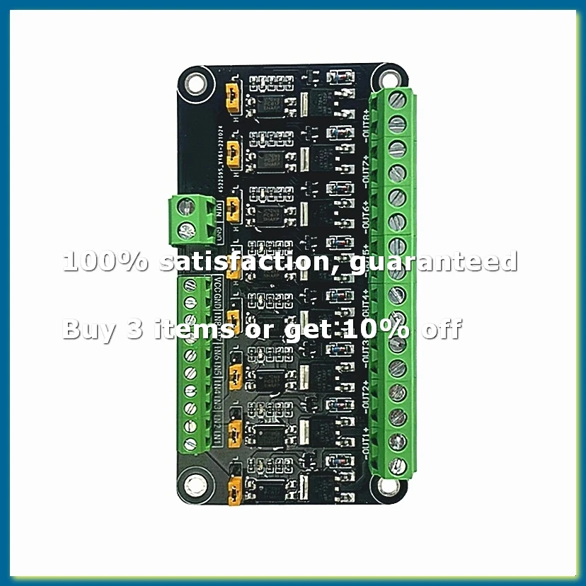 8 Channel MOSFET Microcontroller PLC Amplification Field-Effect Drive Tube Optocoupler Isolation PWM Control Switch