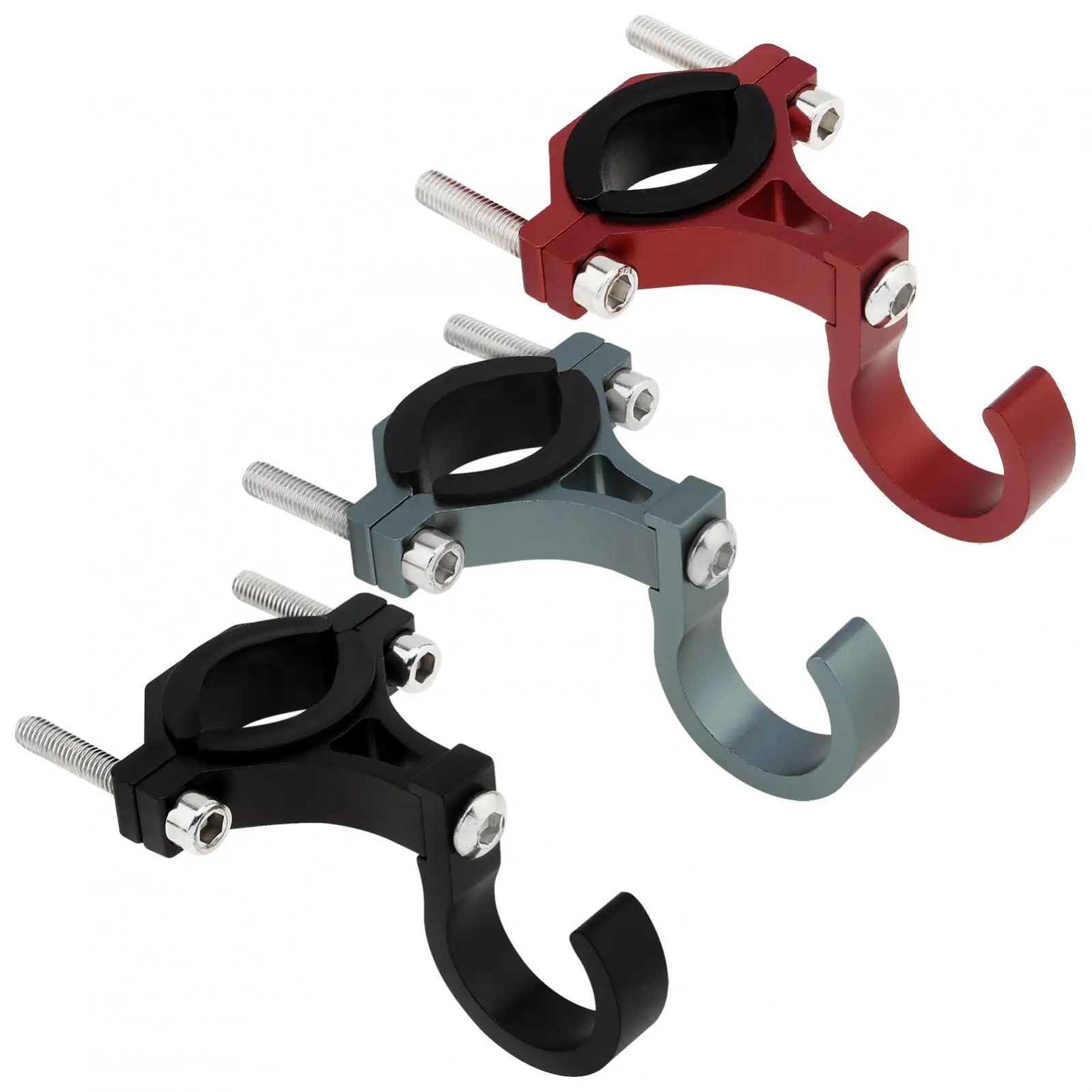 Fahrrad Hänge tasche Haken Klaue Aluminium Elektro roller Front haken für Roller Motorrad Fahrrad helm Haken Fahrrad zubehör