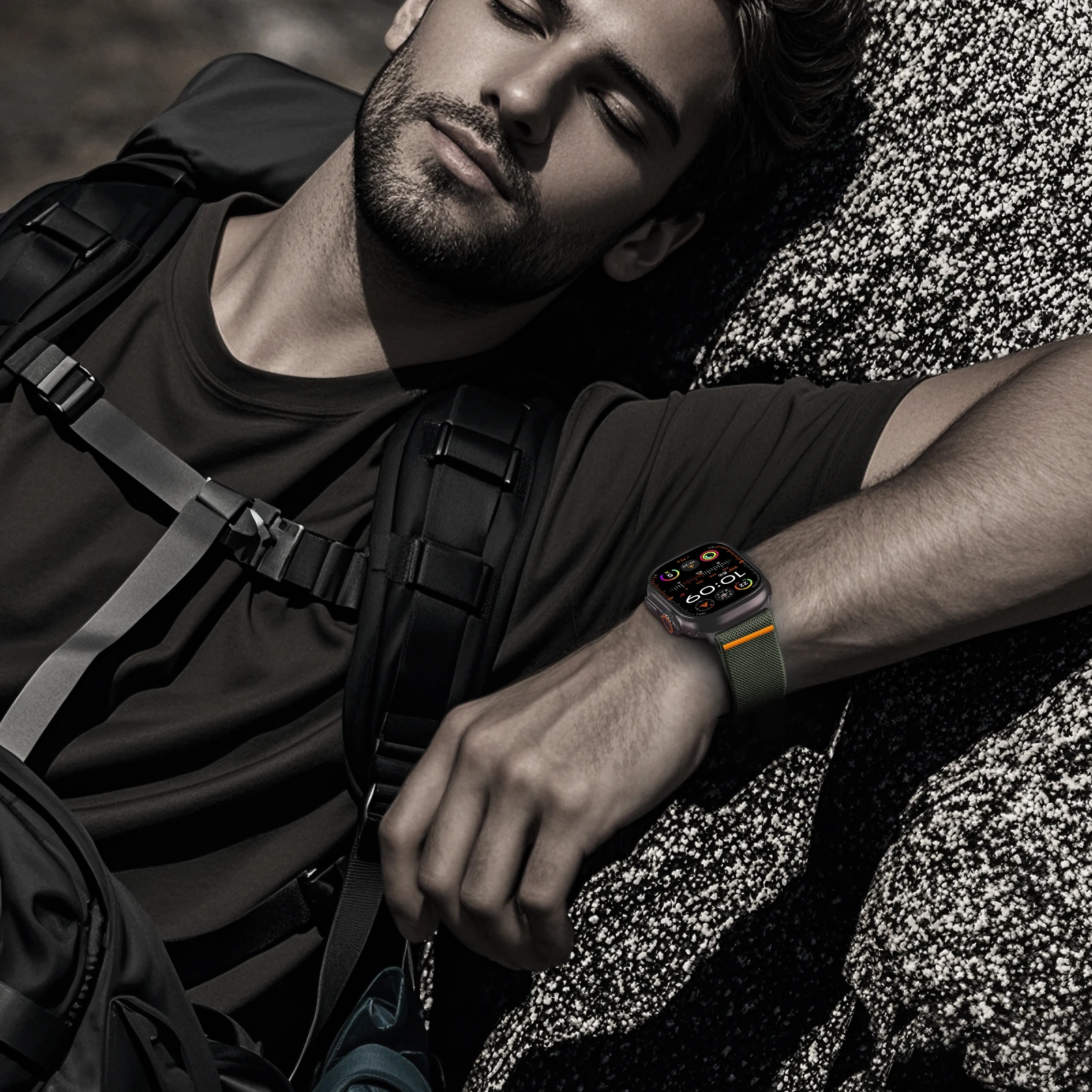 الأشرطة المظلة لساعة أبل الترا 2 الفرقة 49/45/46/ 44/42/40 مللي متر 41 مللي متر كوريا سوار IWatch سلسلة 10 9 8 7 6 3 SE 2026