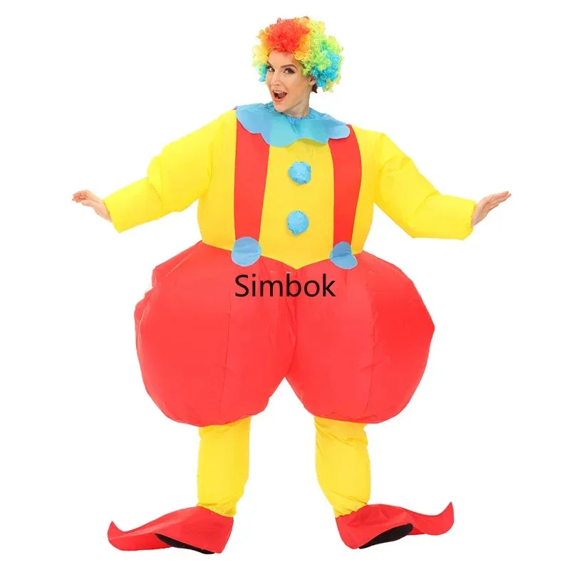 

ss13Inflatable Mascot Clown Costume, Funny Event Promotion Party, Christmas Cartoon Doll Cosplay Clothes