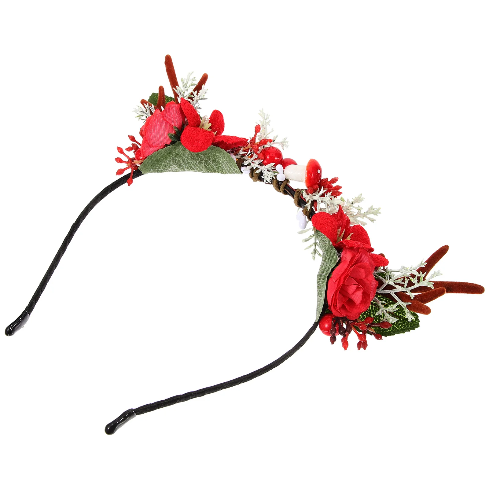 

Christmas Elk Headband Cloth Hairband Festival Party Antlers Headwear Xmas Hair Accessory Christmas Hairbands Antlers Headband