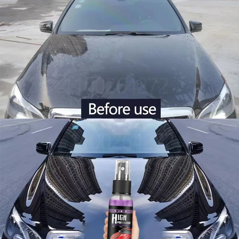 Schnelle Keramik beschichtung stärkt Auto wachs politur spray hydrophoben intensiven Glanz glanz für Glas & Räder & Lack versiegelung detail