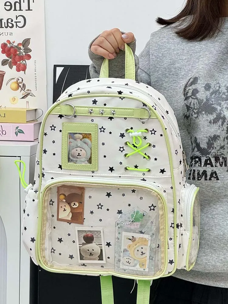 Kawaii Starry Harajuku Pastel Ita Backpack