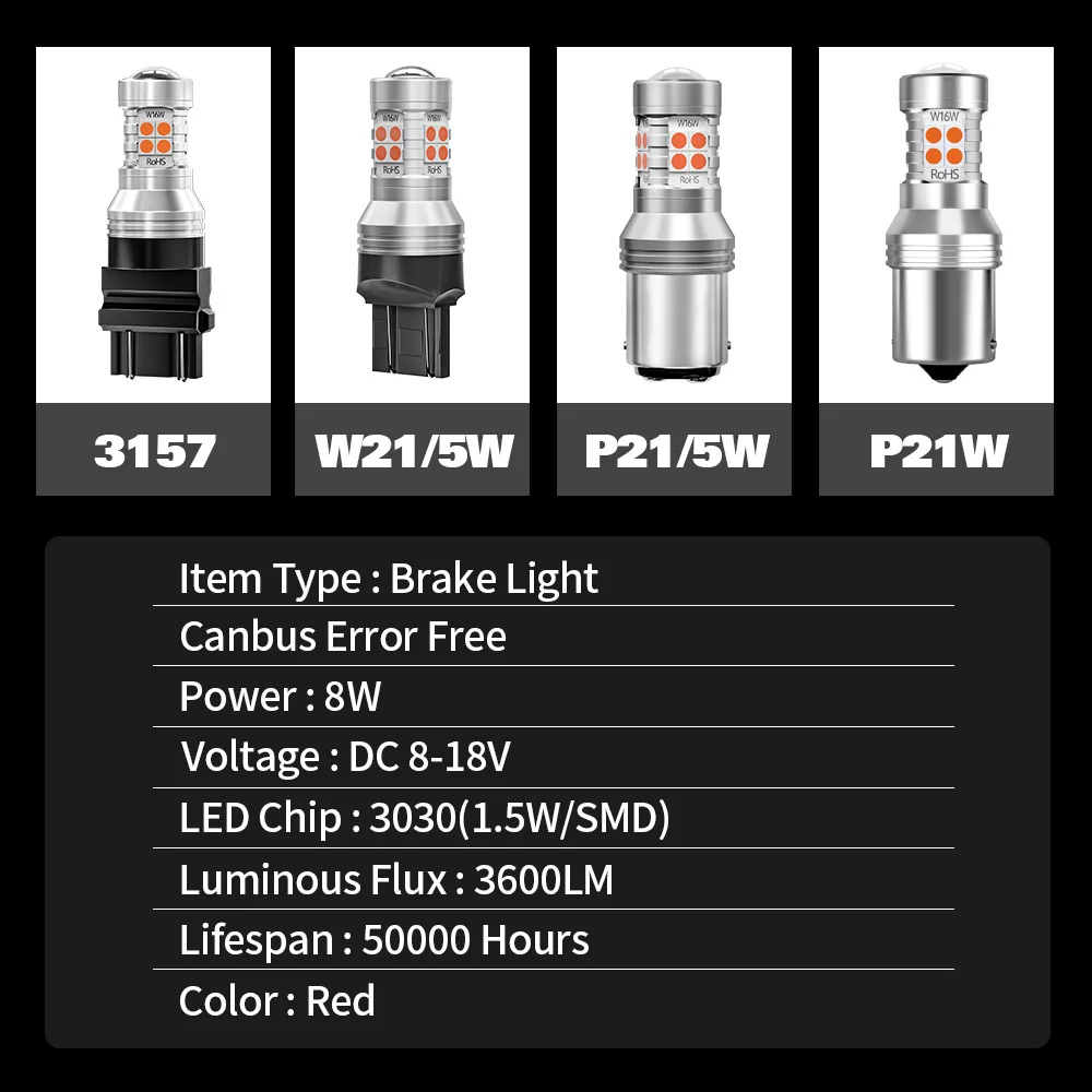 2 peças acessórios de lâmpada de freio LED para Nissan Titan 2004-2015 2005 2006 2007 2008 2009 2010 2011 2012 2013 2014