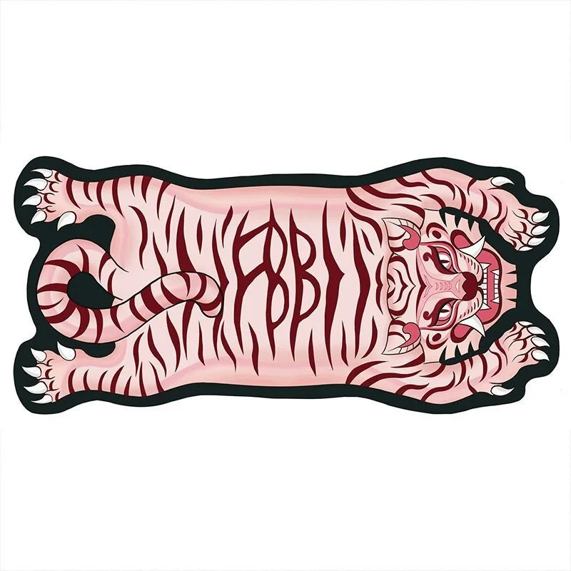 Tovaglia a forma speciale Tiger tappetino da tavolo impermeabile tappetino creativo personalizzato in pelle tappetino per mouse da scrivania per computer da ufficio