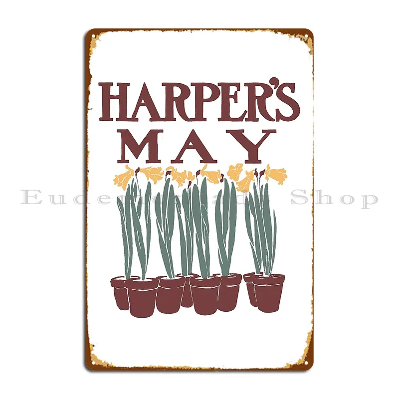 Harper S May Cover Metal Signs Pub Custom Club Designing Party Tin Sign Poster