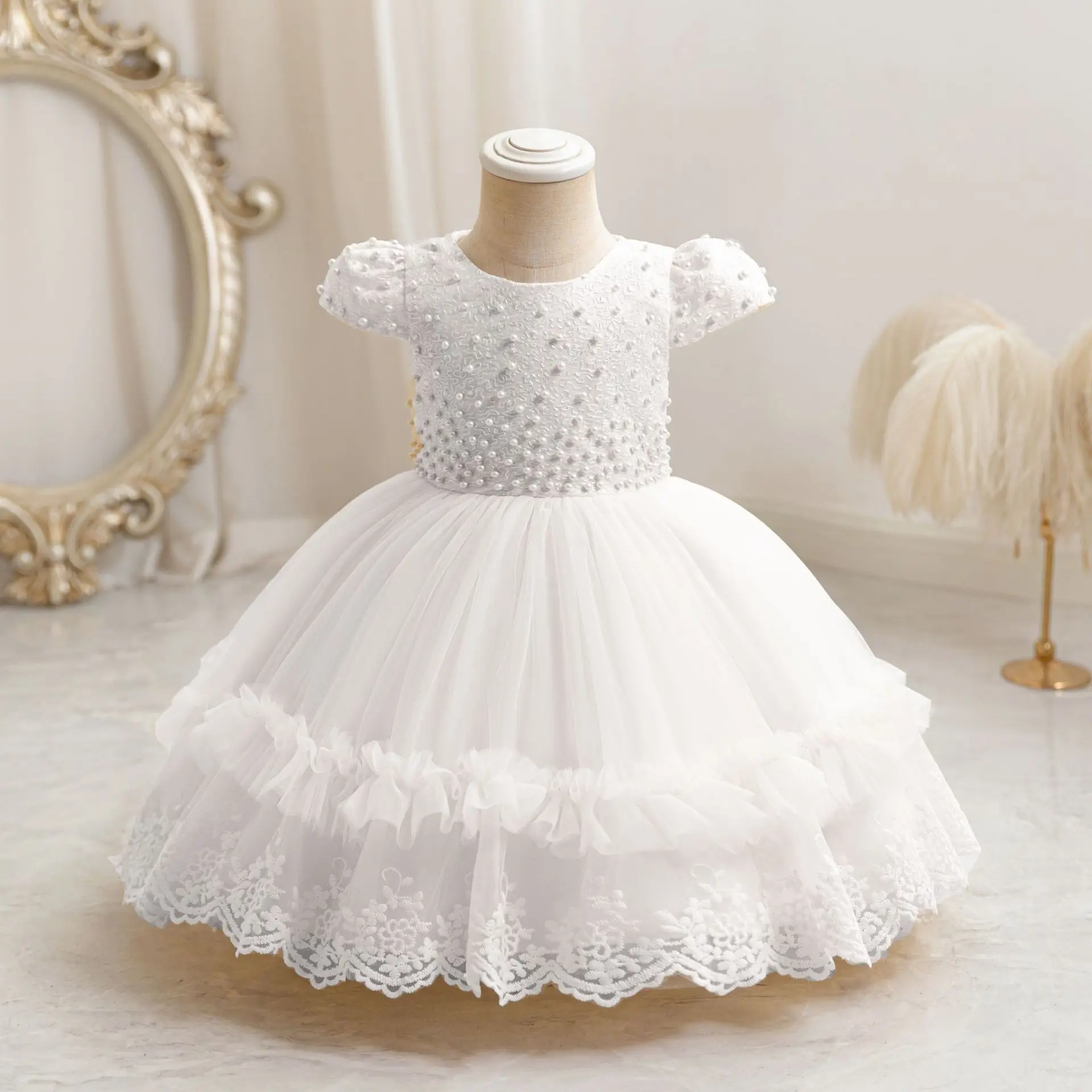 

Baby Girls' Princess Party Dresses Kids' Girl Dress Infant Chiledren Clothes Tutu Ball Gown