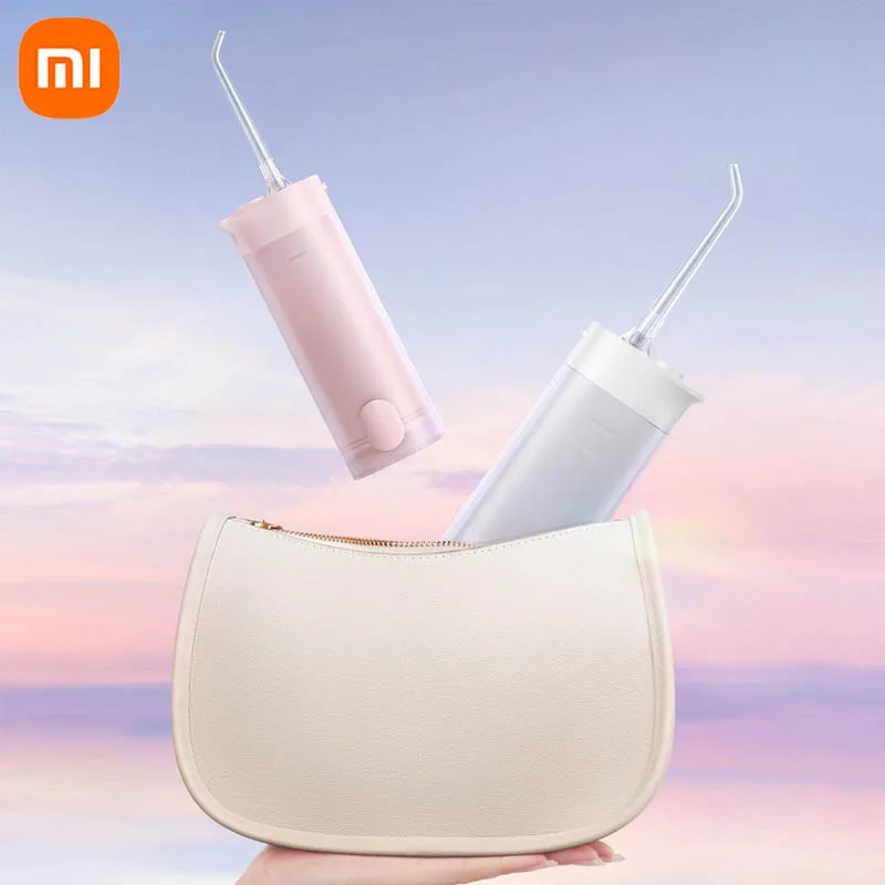 

XIAOMI MIJIA Oral Dental Irrigator Portable Water Flosser Teeth Whitening USB Rechargeable 3 Modes IPX7 120ML For Teeth Cleaner