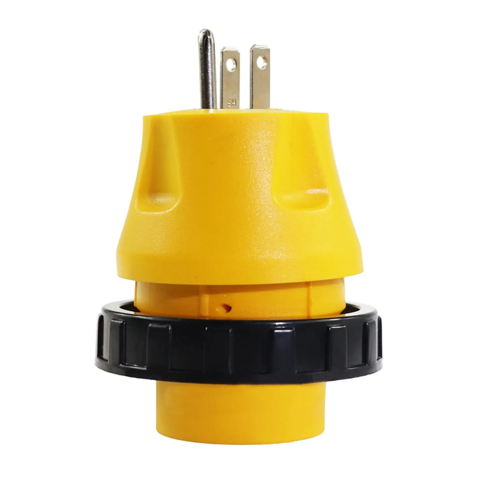 Durable 15A 5-15P Male to 30A L5-30R Female RV Electrical Adapter Plug for Caravan Power Supply