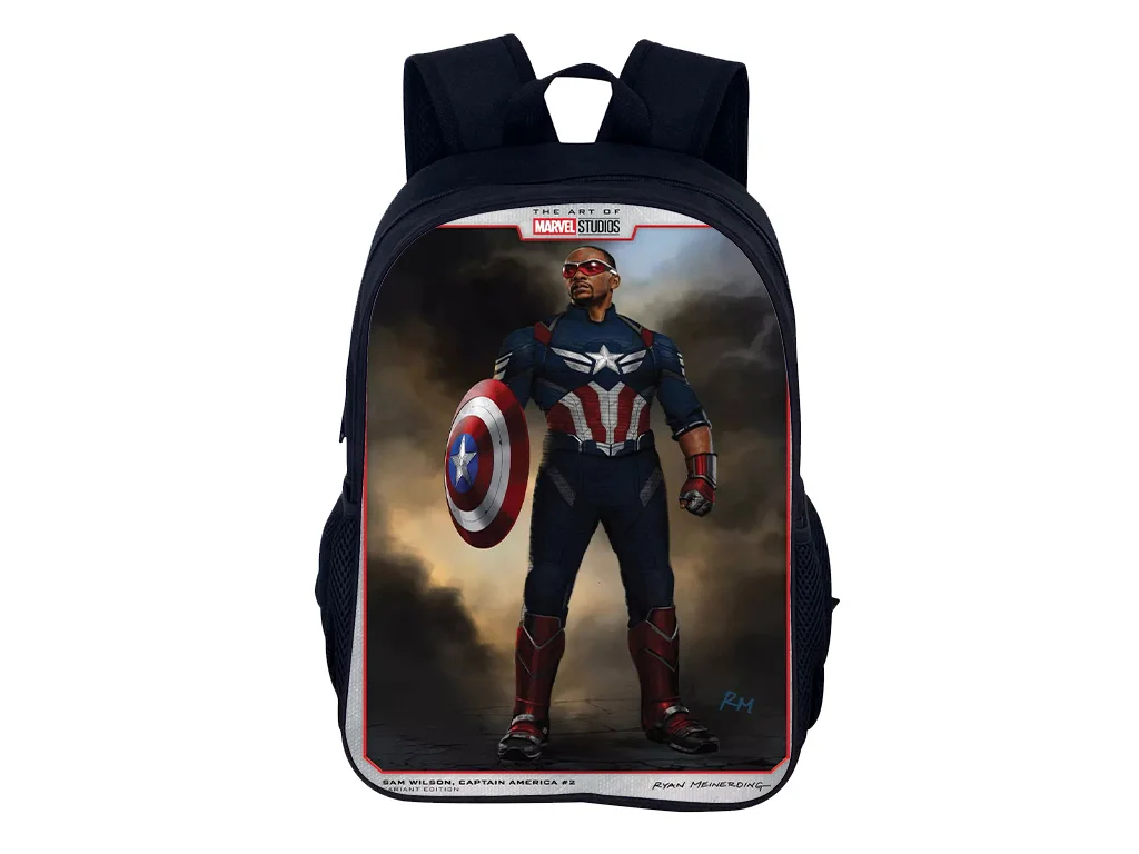 Boys Girls Captain America Multifunction Backpack-Back to School Daypack-Daily Knapsack for Unisex Children