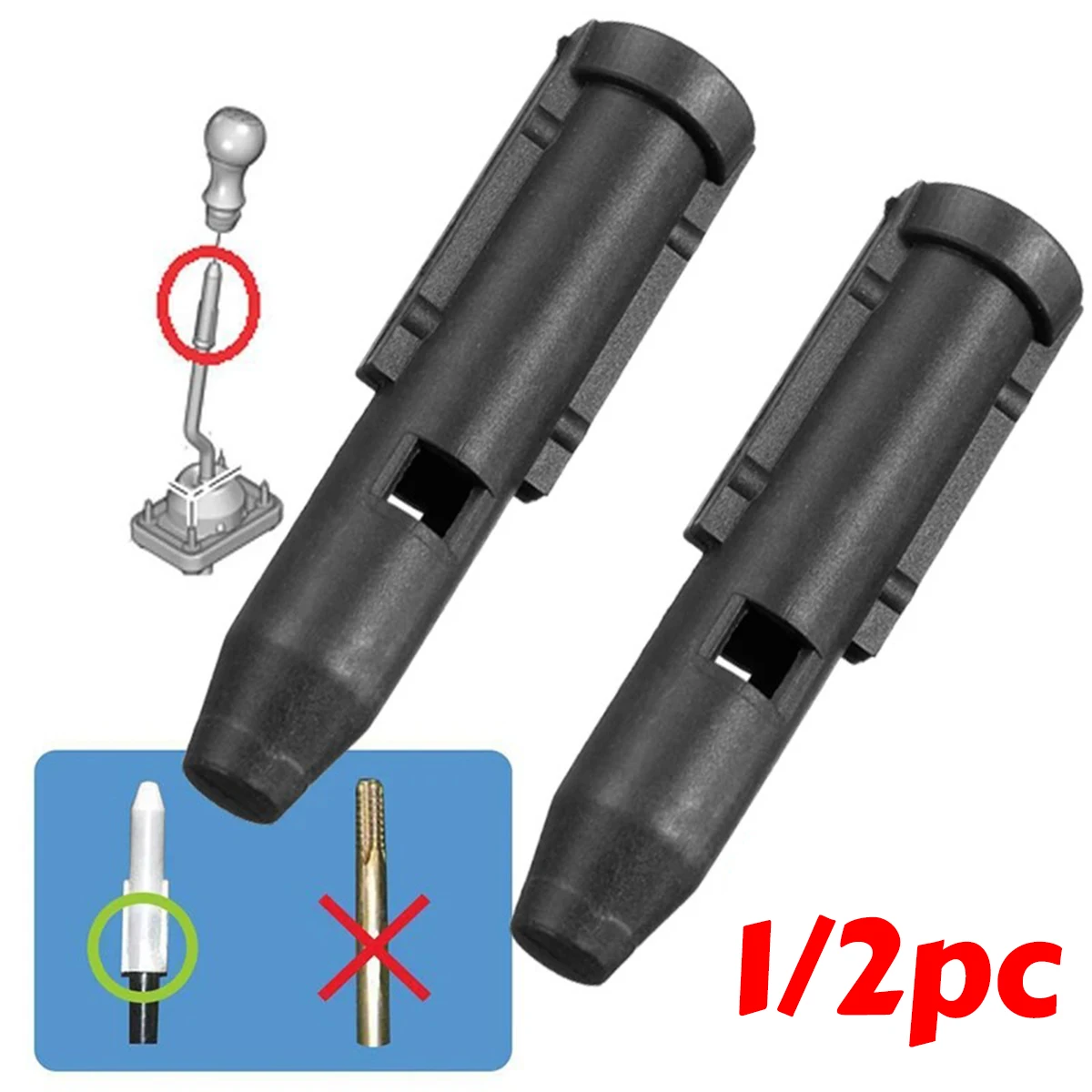 For Peugeot 207 307 308 405 Partner Expert Shift Gear Knob Stick Rod Inner Sleeve Adapter 107 205 For Citroen C1 C2 C3 C4 C5