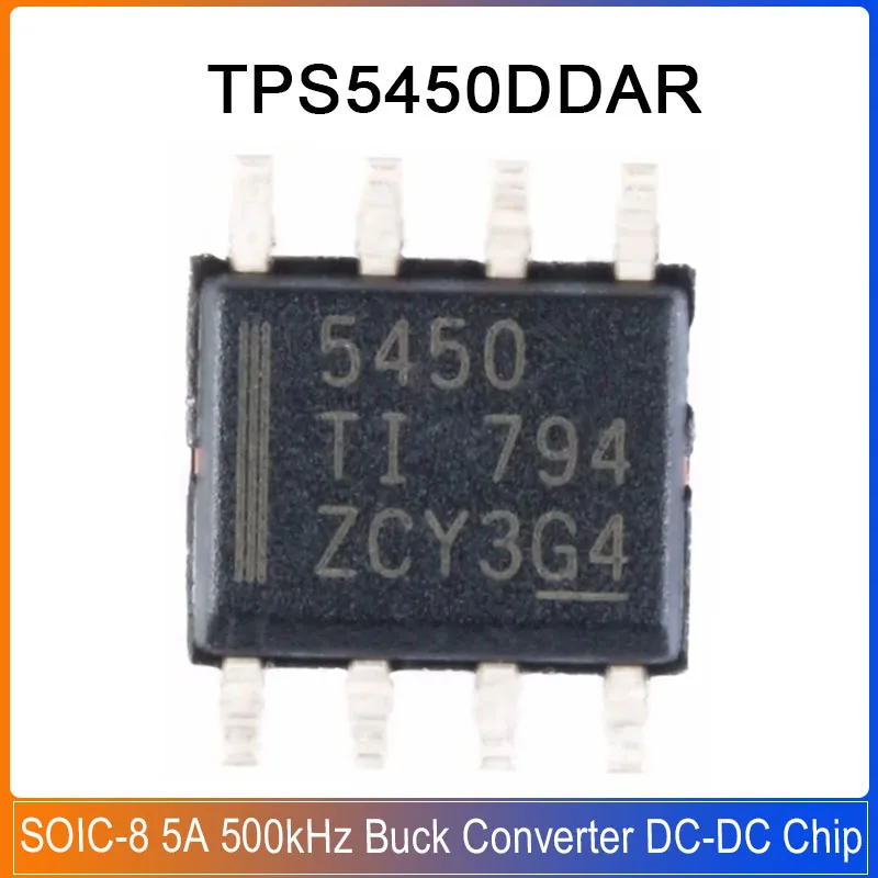 10-50PCS TPS5450DDAR SOIC-8 5450 TPS5450 DDAR 5A 500kHz Buck Converter DC-DC Power Chip