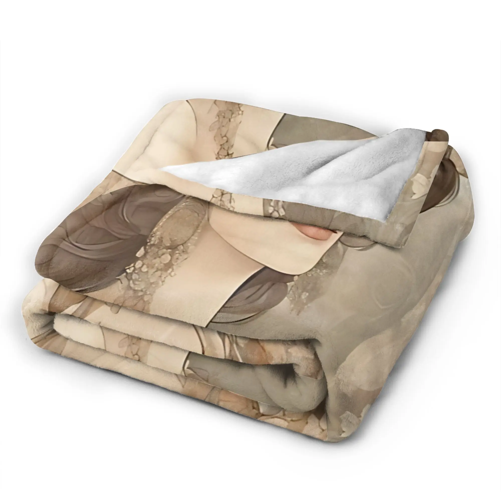 Language of Flowers Alphonse Mucha   Blankets Quality Warm Soft  Bedding Throws Winter Kids Couch Chair Fashion Bedspread