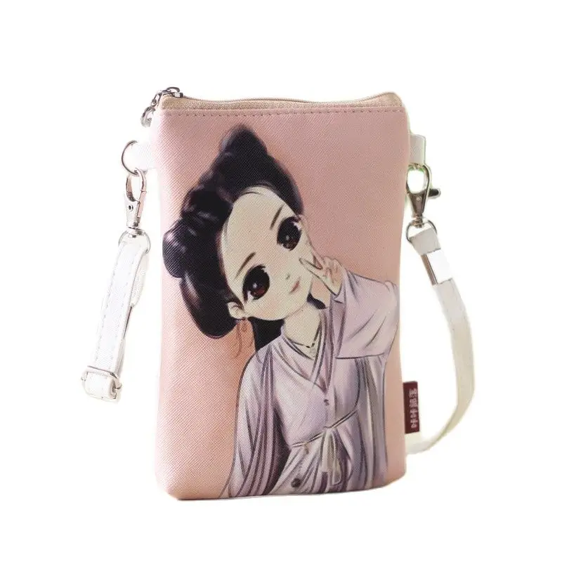 

Women PU Leather Cartoon Prints Mini Handbag Female Shoulder Crossbody Bags Ladies Small Phone Purse Money Pouch Bolso for Girls