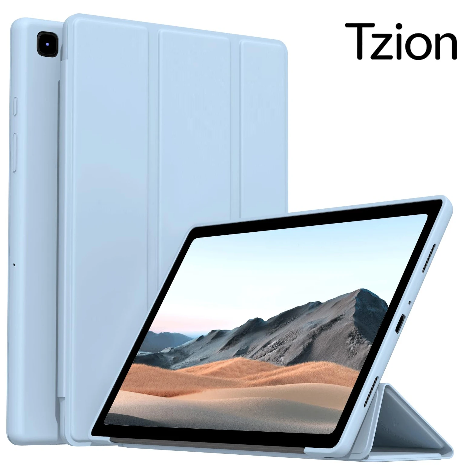 

Для Samsung Galaxy Tab A7 10.4 2020/2022 SM-T500/T505 SM-T503/T509 магнитный чехол-книжка для планшета с функцией автоматического пробуждения/сна