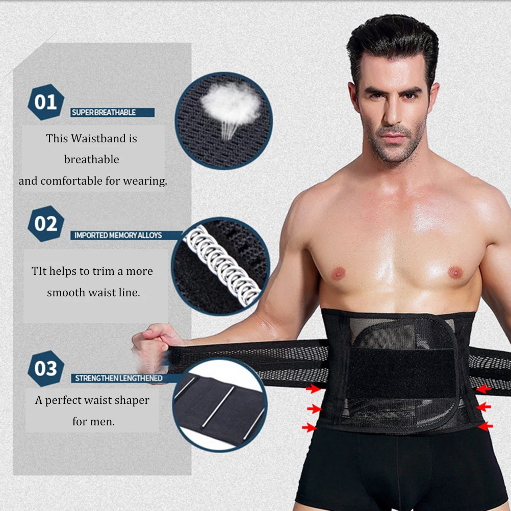 

Sports Waist Belt Trimmer Slimming for Men Abdominal Slimmer Trainer Guys Belly Lose Weight Woman