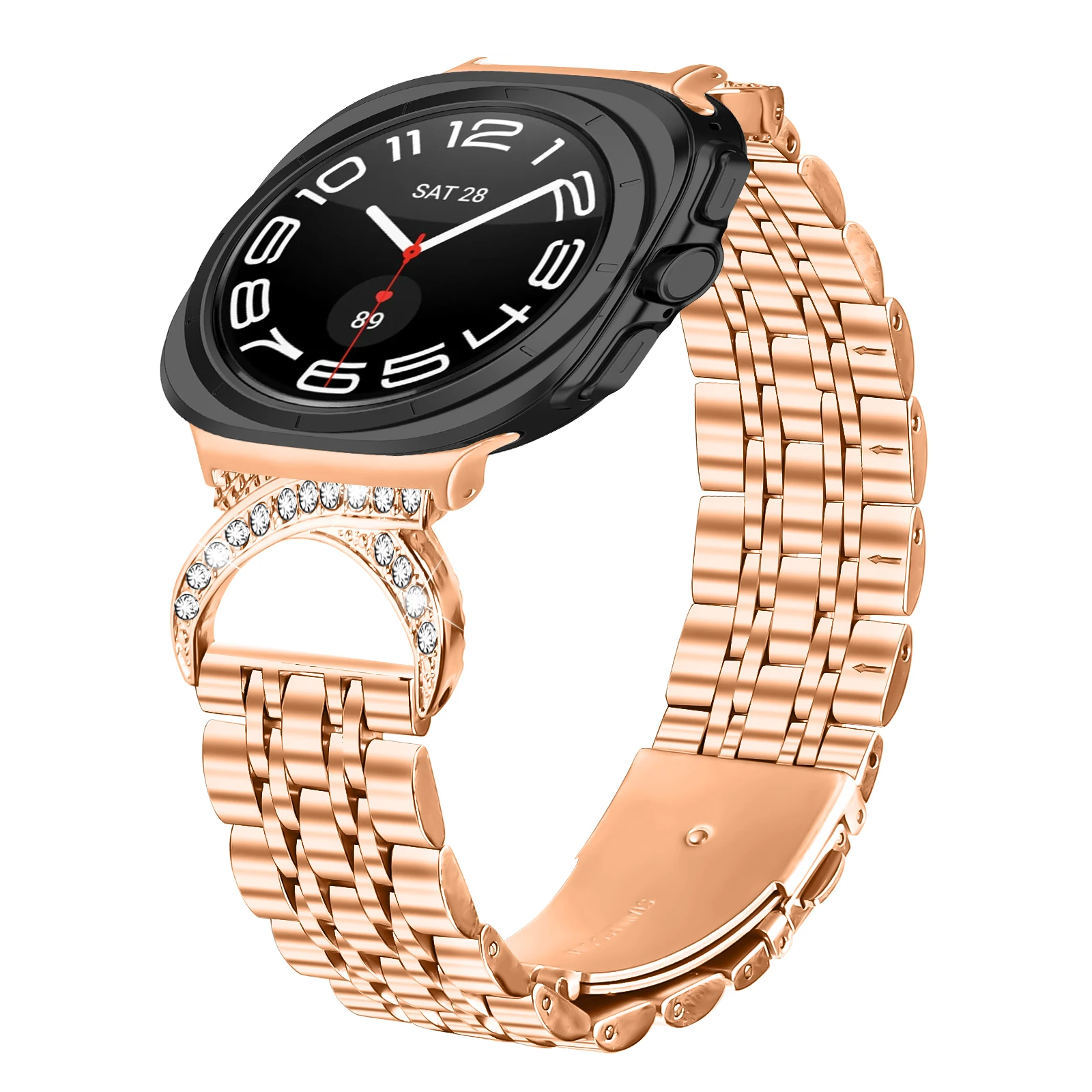 لساعة سامسونج جالاكسي الترا باند 47 ملم حزام معدني من الفولاذ المقاوم للصدأ للرجال والنساء سوار معصم من الفولاذ المقاوم للصدأ #2