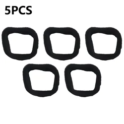 5pcs Black Air Filter Filter Sponge Garden Power Tools Accessories Lawn Mower Trimmer Strimmers Replacement Parts 50mm X 43mm