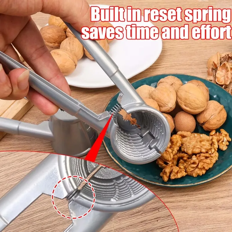 سبائك الجوز كليب الفضة معدن الجوز المفرقع فتاحة البقان الكستناء كليب ذو طيات الجوز قصف أدوات أدوات المطبخ المنزل اكسسوارات