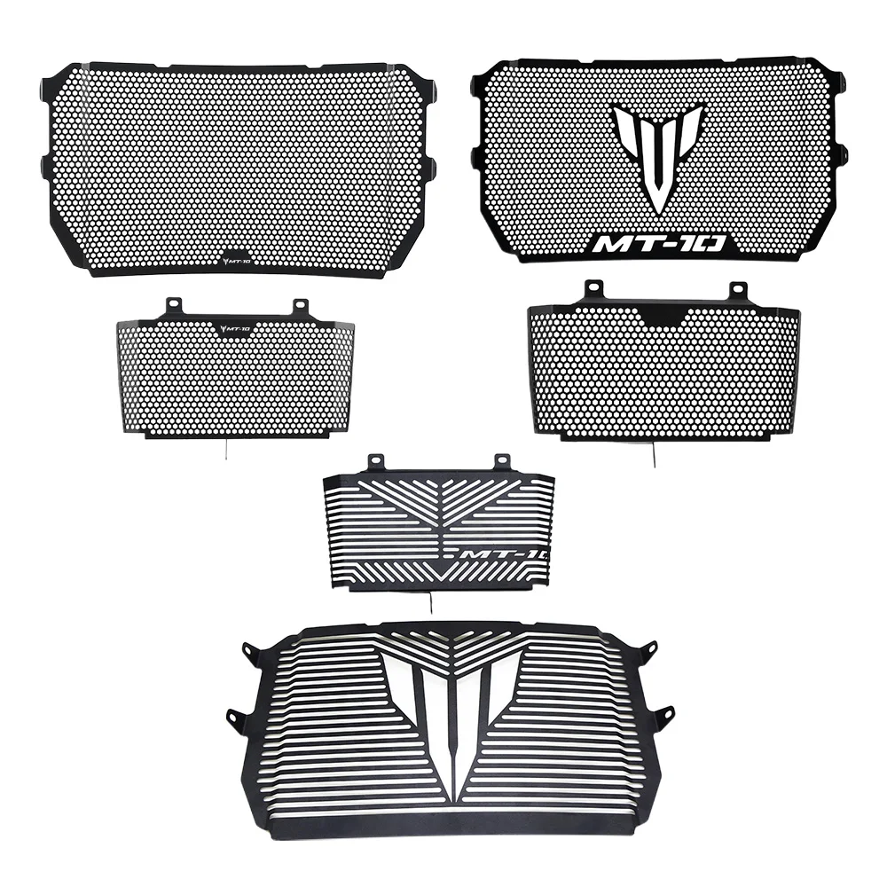 

Motorcycle Accessories For Yamaha MT-10 MT 10 2016 2017-2025 Engine Radiator Guard Grill Cover Oil Cooler Guard Protection MT10